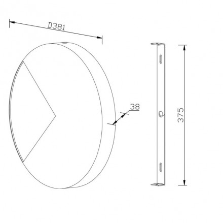 Настенный светодиодный светильник Maytoni Jupiter MOD320WL-L10BS3K