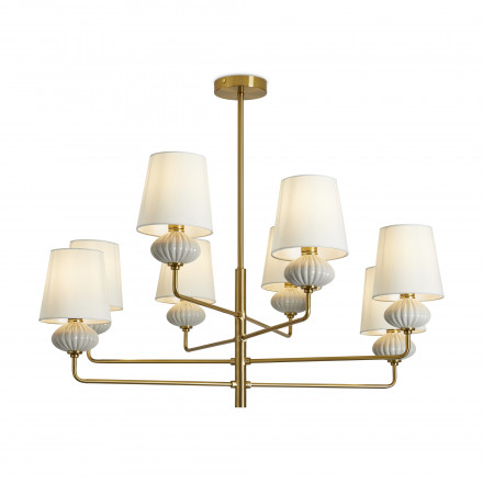 Люстра подвесная Freya Ceramics FR2029PL-08BS