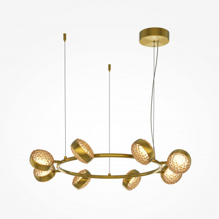 Люстра подвесная светодиодная Maytoni Mind MOD299PL-L80BS3K