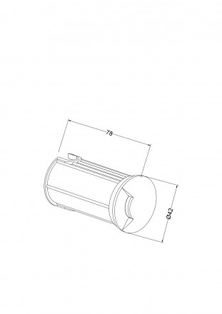 Ландшафтный светодиодный светильник Maytoni Flash O044DL-L1S3K