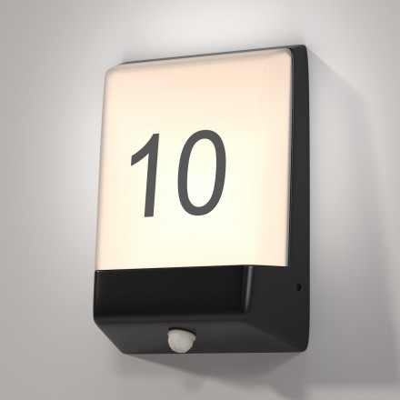 Уличный настенный светодиодный светильник Maytoni Outdoor Row O448WL-L9GF3KSR