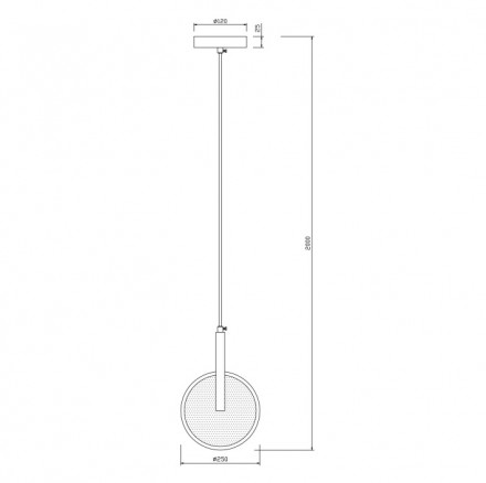 Подвесной светильник Freya Nova FR6002PL-L15BS