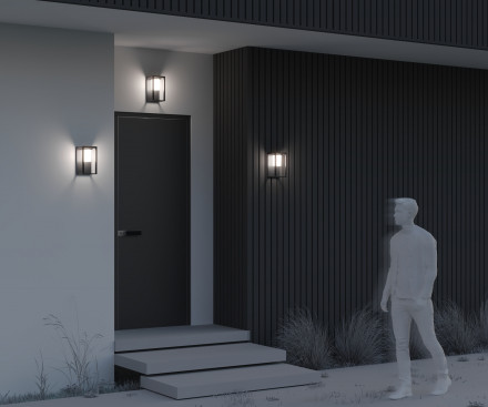 Уличный настенный светодиодный светильник Maytoni Outdoor Shatter OSL457WL-L2GF3K