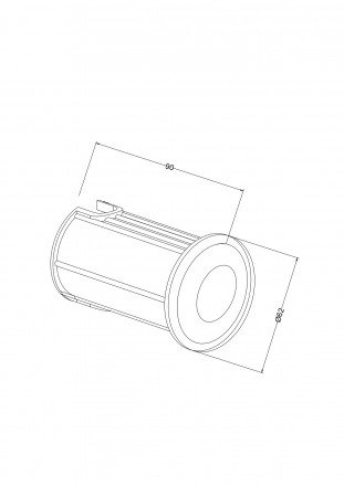 Ландшафтный светодиодный светильник Maytoni Flash O044DL-L1S3K3