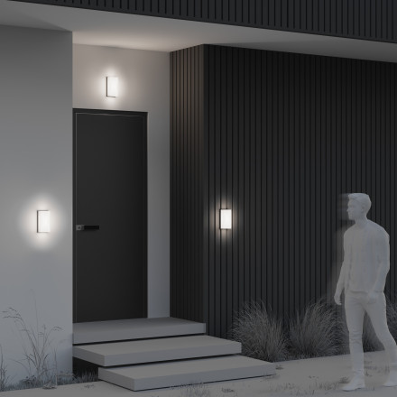 Уличный настенный светодиодный светильник Maytoni Outdoor Badd O454WL-L10GF3K