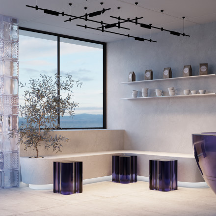 Трековый магнитный светодиодный светильник Maytoni Flarity Points TR150-1-12W3K-M-B