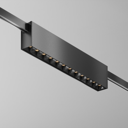 Трековый магнитный светодиодный светильник Maytoni Flarity Points TR150-1-12W3K-M-B