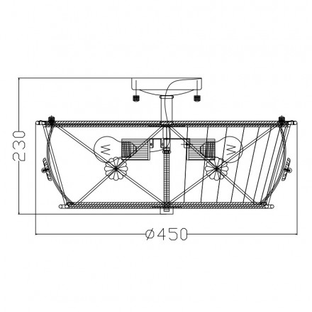 Потолочный светильник Maytoni Bellone ARM369-03-G