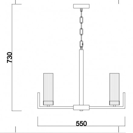 Люстра подвесная Freya Adeline FR5214PL-05CH