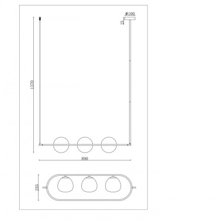 Светильник подвесной Maytoni Erich MOD221PL-03N