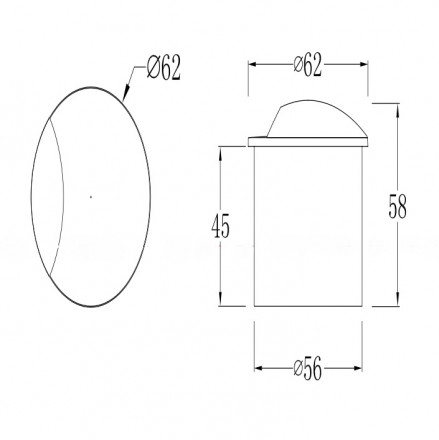 Встраиваемый светодиодный светильник Maytoni Biscotti O035-L3W3K