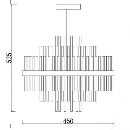 Люстра на штанге Freya Agora FR5216PL-06BS