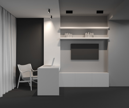 Потолочный светодиодный светильник Maytoni Technical Basis Rot C133CL-12W4K-B