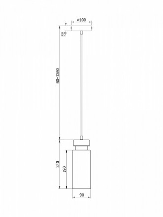 Подвесной светильник Freya New Series 011 FR8011PL-01GB