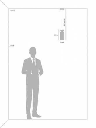Подвесной светильник Freya New Series 011 FR8011PL-01GB