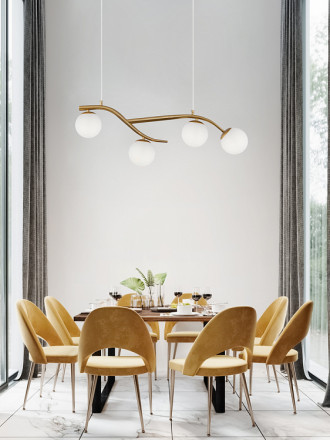 Подвесной светильник Freya Rosella FR8014PL-04BS