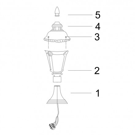 Ландшафтный светильник Maytoni Goiri O029FL-01BZ
