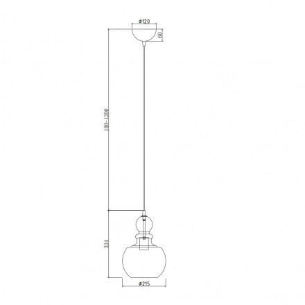 Подвесной светильник Maytoni Tone P003PL-01BZ