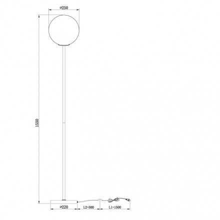 Торшер Maytoni Ring MOD013FL-01W