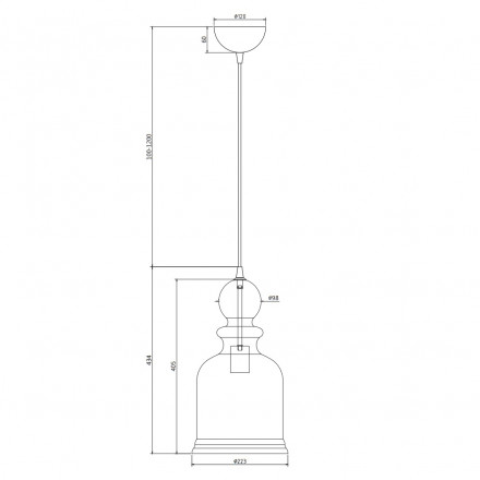 Подвесной светильник Maytoni Tone P035PL-01CH