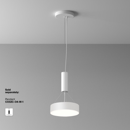 Потолочный светодиодный светильник Maytoni Technical Zon C032CL-24W4K-RD-W