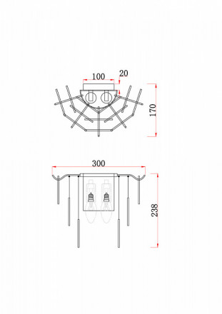 Бра Freya Porto FR5104WL-02BS