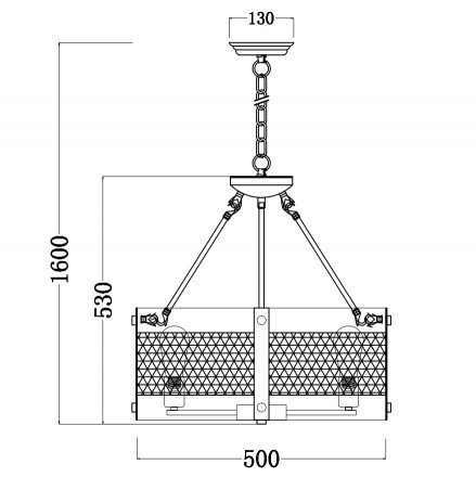 Подвесная люстра Freya Vittoria FR4561-PL-05-B