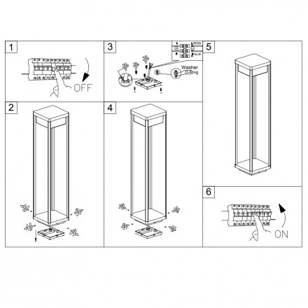 Ландшафтный светодиодный светильник Maytoni Baker Street O021FL-L10B3K