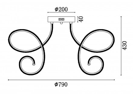 Люстра потолочная Freya Crosby FR6044CL-L114G