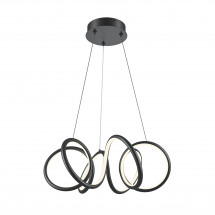 Люстра подвесная светодиодная Maytoni Curve MOD241PL-L60BK