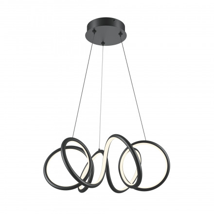 Люстра подвесная светодиодная Maytoni Curve MOD241PL-L60BK