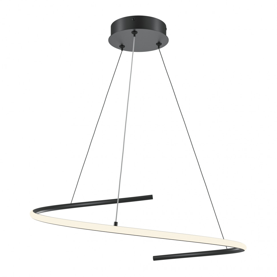 Люстра подвесная светодиодная Maytoni Curve MOD242PL-L33BK