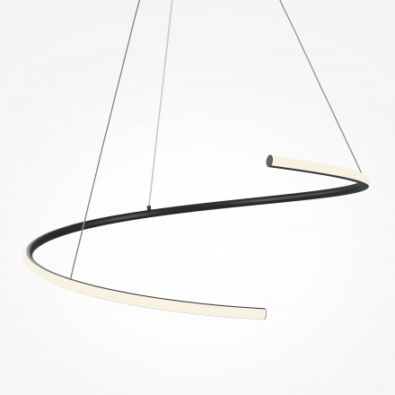 Люстра подвесная светодиодная Maytoni Curve MOD242PL-L33BK