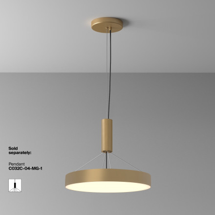 Потолочный светодиодный светильник Maytoni Technical Zon C032CL-45W3K-RD-MG