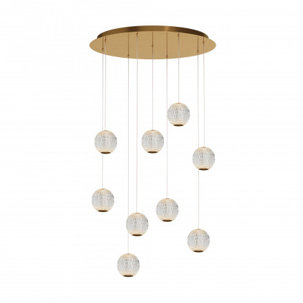 Люстра подвесная светодиодная Maytoni Sapphire MOD293PL-L56BS3K