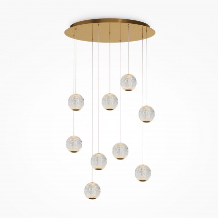 Люстра подвесная светодиодная Maytoni Sapphire MOD293PL-L56BS3K