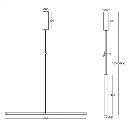 Светильник подвесной Maytoni Supersymmetry P096PL-L11WK1