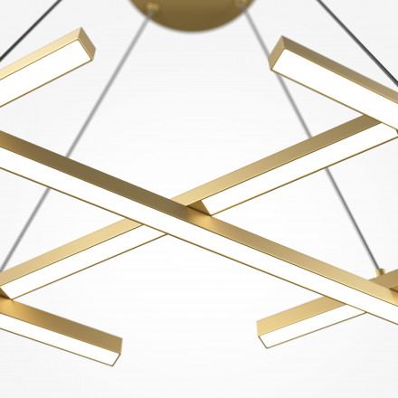 Люстра подвесная светодиодная Maytoni Halo MOD244PL-L50BSK