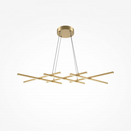 Люстра подвесная светодиодная Maytoni Halo MOD244PL-L50BSK