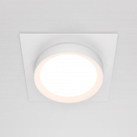 Встраиваемый светильник Maytoni Hoop DL086-GX53-SQ-W