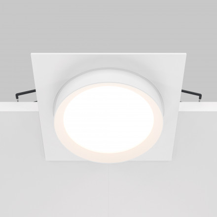 Встраиваемый светильник Maytoni Hoop DL086-GX53-SQ-W