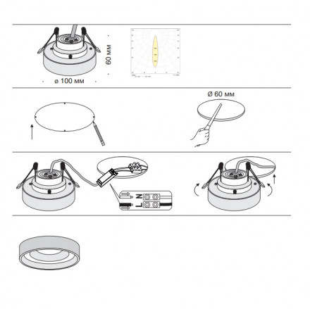 Встраиваемый светодиодный светильник Maytoni Joliet DL035-2-L6W