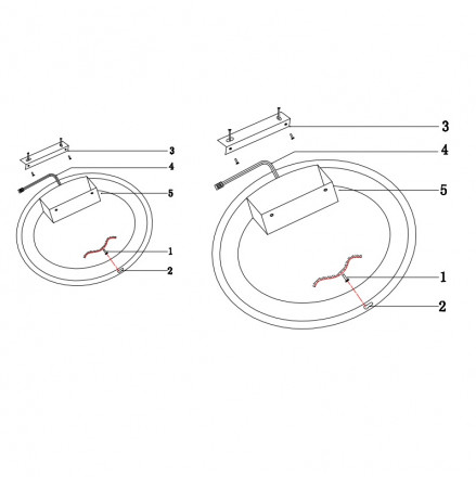 Потолочный светодиодный светильник Maytoni Rim MOD058CL-L50BS4K