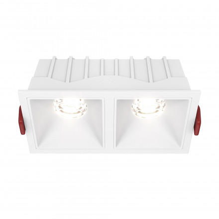 Встраиваемый светильник Maytoni Technical Alfa LED  DL043-02-10W4K-SQ-W