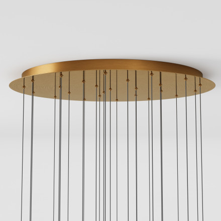 Люстра подвесная светодиодная Maytoni Sapphire MOD293PL-L140BS3K