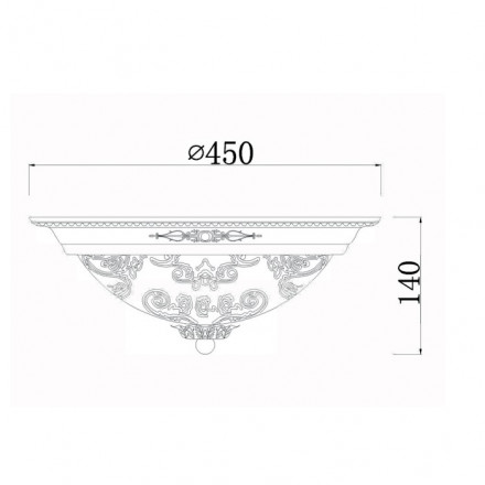 Потолочный светильник Maytoni Diametrik C907-CL-03-W