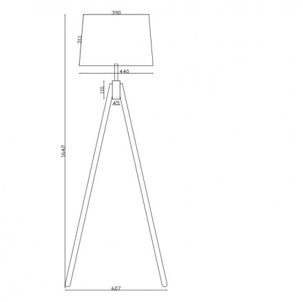 Торшер Maytoni Calvin Z177FL-01W