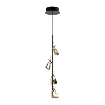 Подвесная светодиодная люстра Odeon Light Malpa 5002/17L