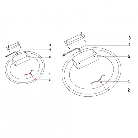 Потолочный светодиодный светильник Maytoni Rim MOD058CL-L65BS4K