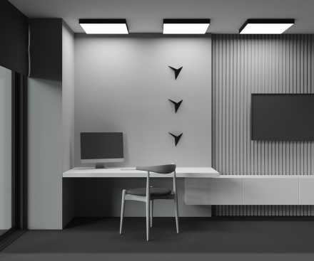 Светильник потолочный светодиодный Maytoni Zon C032CL-90W3K-SQ-B